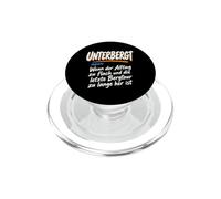 UNTERBERGT Bergsehnsucht Wandern Wanderer Berge Alpen Humor PopSockets PopGrip per MagSafe