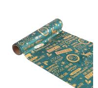 UNTERING 1 rotolo di tavolo di Natale Impostazione stuoie decorative sala da pranzo piatto pad accessorio da pranzo stuoie cena texture peluche per tavolo forniture per feste di Natale