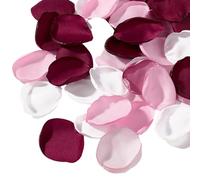 UNTERING 2000 petali di rosa artificiali riutilizzabili in tessuto decorazione per feste artistiche artigianali matrimonio composizioni floreali rosa di seta