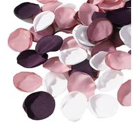 UNTERING 2000 petali di rosa artificiali riutilizzabili in tessuto decorazione per feste artistiche artigianali matrimonio composizioni floreali rosa di seta