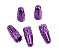 UNTERING 5 Pz/set Bicicletta Lega di Alluminio Francese Per Tappi Tipo Per Bici Da Strada Mountain Bike Pneumatico Aria Per Tappi Aria Per Pneumatici Rosso