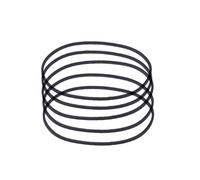 UNTERING 5PCS 40-115mm Cassette Tape Machine Ruber Belt 0.6mm Larghezza Comune Per Registratori DVD Drive Registratore Giradischi