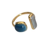 UNTERING Anelli in lega dal design semplice, accessorio portatile per adulti alla moda che abbracciano stili eleganti e moderni, anelli alla moda, Misura unica, come descritto, come descritto