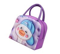 UNTERING Attraente porta pranzo per bambini, adatto ai bambini, con motivo animale, borsa porta pranzo per scuola e gite in famiglia soluzione per mangiare