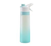 UNTERING Borraccia sportiva riutilizzabile 2 in 1 con nebulizzatore a prova di perdite, per sport all'aria aperta con spray