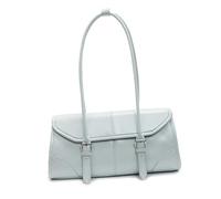 UNTERING Borsa a tracolla in pelle PU borse ascellari pratica per pendolari borsa per le donne in cerca di stili e funzionalità borsa a tracolla, Blu, 32x11x16cm /12.59x4.33x6.29in