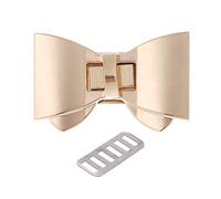 UNTERING Bowknot Forma Chiusura Girare Serrature Twist Borsa In Pelle Borsa Hardware Chiusura Twist Turn Borsa Fare Rotazione Fibbia Chiusura Clip di Chiusura Push Loaded Toggle Latch Hasp Catch Press