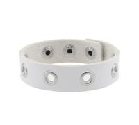 UNTERING Braccialetto in pelle gioielli a mano gioielli gotici elegante braccialetto unico cinturino in pelle per donna uomo punk gotico, Misura unica, come descritto
