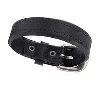 UNTERING Braccialetto multifunzione in pelle con perline alla moda, regolabile, adatto per feste e uscite casual, ampio cinturino in pelle, Misura unica, come descritto