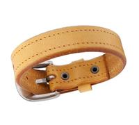 UNTERING Braccialetto multifunzione in pelle con perline alla moda, regolabile, adatto per feste e uscite casual, ampio cinturino in pelle, Misura unica, come descritto