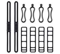 UNTERING Ciclismo Biciclette Luce Cravatta Nastro Cinghia Luce Mount Bende Biciclette Siliconi Cinghia Torcia Elettrica Telefono Fissaggio