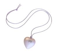 UNTERING Collana alla moda con cuore e fiocco, ispirata alla dopamina, fatta a mano, lunghezza regolabile, collana da donna, Misura unica, come descritto, come descritto