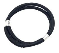 UNTERING Confortevole fascia araba nera, ideale per i giovani che amano la cultura araba, perfetta per feste e festival, copricapo arabo per donna e uomo, nero