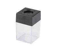UNTERING Dispenser per graffette di carta trasparente di alta qualità per custodia per puntine da disegno dispenser in metallo scatola organizer per clip di carta con coperchio