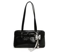 UNTERING Elegante borsa a tracolla per le donne 2025 borse da sera di lusso borsa ascellare di grande capacità borse moda borsa a tracolla, Nero , 32x9x16cm /12.59x3.54x6.29in