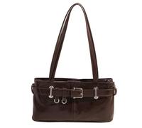 UNTERING Elegante borsa a tracolla per le donne 2025 borse da sera di lusso borsa ascellare di grande capacità borse moda borsa a tracolla, Caff, 32x9x16cm /12.59x3.54x6.29in