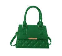 UNTERING Elegante borsa a tracolla quadrata per donne alla moda design unico multifunzionale e borse a tracolla borsa a tracolla, Verde, app. 19.5x14.5x7.5cm /7.67x5.7x2.95in