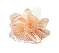 UNTERING Fascia per capelli retrò anni '20 e forcina per capelli da festa copricapo a rete fiore fascinator per occasioni speciali ruggenti anni Venti accessori