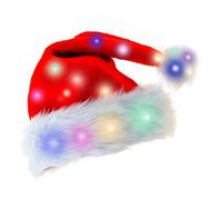 UNTERING Festives Glowing Cappelli di Natale Scintille Bambini Cappelli di Natale Confortevole Per Feste Incontri Festivi Accessori Vacanze