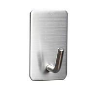 UNTERING Ganci da parete in acciaio inox per borse, cappotti, asciugamani, per cucina, bagno, WC dietro la porta, ganci appendiabiti resistenti