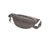 UNTERING Marsupio trapuntato Elegante borsa a tracolla con tracolla regolabile Borse a tracolla di grande capacità per borsa a tracolla da viaggio all'aperto, grigio, 31x9x16cm /12.2x3.54x6.29in