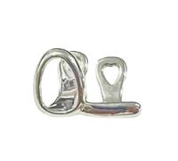 UNTERING Piercing per il corpo a doppio tono in ottone e acciaio inossidabile, leggero, robusto, sofisticato per l'uso quotidiano, comodo da indossare, Misura unica, come descritto, come descritto