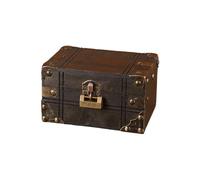 UNTERING Pirate Inspire - Cassapanca decorativa in legno con combinazione, ideale per organizzare e esporre oggetti segreti, elegante portagioie