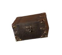 UNTERING Pirate Inspire - Cassapanca decorativa in legno con combinazione, ideale per organizzare e esporre oggetti segreti, elegante portagioie