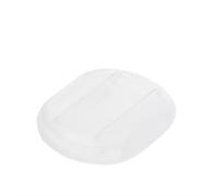 UNTERING Pratici cuscinetti trasparenti per orecchini, 50 pezzi, in silicone invisibile, antidolore, ricambio per gioielli, per orecchini a clip, stampi epossidici sottobicchieri, Misura unica, come