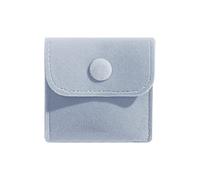 UNTERING Sacchetto di velluto gioielli sacchetto di immagazzinaggio anelli pulsante borsa con Snap Watch Storage Gift Pack Pouch Watch Organizer Piccoli gioielli borse per piccole imprese