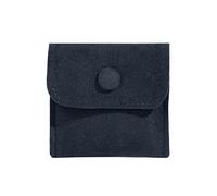 UNTERING Sacchetto di velluto gioielli sacchetto di immagazzinaggio anelli pulsante borsa con Snap Watch Storage Gift Pack Pouch Watch Organizer Piccoli gioielli borse per piccole imprese
