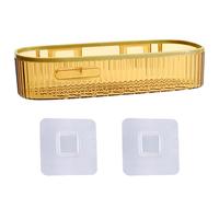 UNTERING Scaffale da bagno senza perforazione per cosmetici e prodotti da bagno, organizer per articoli da toeletta resistenti all'acqua, ampio supporto per spazio