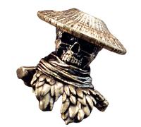 UNTERING Squisito Swordsman Skull Ciondolo Per E Paracord Gear Accessori Paracord Bead Culturale Unisex Outdoor Accessori, bianco, Taglia unica