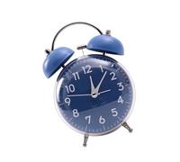 UNTERING Sveglia con due campane extra forti con luce notturna, movimento silenzioso, stile vintage, decorazione per la casa, orologio analogico silenzioso con luce notturna