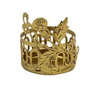 UNTERING Tazza in ferro scavato fuori Tealight Holder Cup Per feste di nozze Medio Oriente Tavolo da pranzo Candeliere in ferro Candeliere Accessori per la decorazione della casa