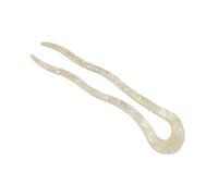 UNTERING Twist Hair Stick Clip Acetato Grande Forcina ondulata a forma di U Tortoise Pin Ondulato Forcina a forma di U
