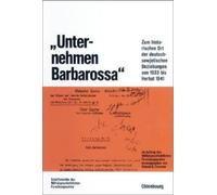 "Unternehmen Barbarossa" (Copertina rigida) Beiträge Zur Militärgeschichte