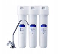 AQUAPHOR Crystal A (cristallo A) Sistema di filtrazione dell'acqua sotto lavello con rubinetto separato (filtro flusso d'acqua portatile)