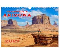 Unterwegs in ARIZONA (Wandkalender 2027 DIN A4 quer), CALVENDO Monatskalender: Der Grand Canyon State ist berühmt für seine Western- und ... und das blau-grüne Wasser des Colorado River.