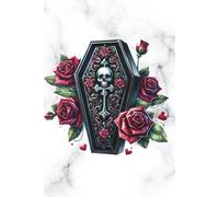 Until We meet Again Marble Goth Journal, 150 pages: Lined Notebook for Notes, Ideas, and Creativity