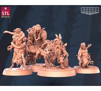 Untoter Con Coccodrillo Miniatura Palude Creatura Figura per Ttrpg's Come D 5e