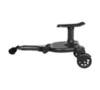 UnUniversal Buggy Board Kiddyboard con sedile, pedana per passeggini, passeggini, passeggini, passeggini, passeggini e passeggini leggeri a tre ruote, colore nero fino a 25 kg