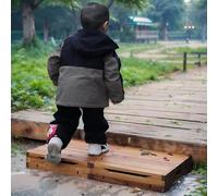 unununu Piattaforma in legno altezza 9,4 cm. Sgabello con un gradino più grande di 80 cm per adulti e anziani. Gradino per portico di carbonizzazione, assistenza per scale interne ed esterne, passo