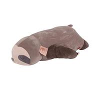 UNUS - Cuscino per chi dorme sul fianco, cuscino per allattamento, cuscino per bambini, adatto come decorazione, estremamente morbido, 75 cm, grigio