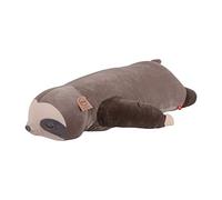 UNUS - Cuscino per dormire sul fianco, a forma di bradipo, 100 cm, grigio | cuscino per allattamento, cuscino per bambini, adatto come decorazione, estremamente morbido