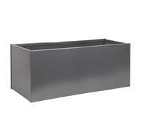 UNUS Fioriera rettangolare, 118 x 40 x 40 cm, antracite, resistente alle intemperie, moderna, rettangolare, per giardino, terrazza, balcone