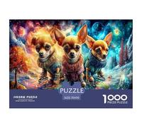 Unusual Puppy 1000 Pezzi Puzzle Classici Per Adulti E Bambini A Partire Da 12 Anni Giochi Del Cervello Sfida Impossibile - Regalo Per Amore E Amico 70x50cm/1000pcs