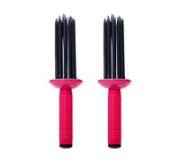 UNVOJL 2 pezzi bigodino arricciacapelli rullo pettine antiscivolo portatile pettine arricciacapelli bacchetta strumenti per parrucchiere