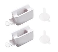 UNVOJL Set di 2 contenitori per polvere per immersione per unghie, sistema di riciclaggio 2 in 1, per nail art