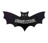 Unwelcome Bat Door Mat, 2025 New Unwelcome Shaped Bat Coir Mat,Halloween Decorations Non-Slip Carpet Rugs,New Home Closing Housewarming Gift for Outside Entrance Home Decor (Large(19.7×31.5’))